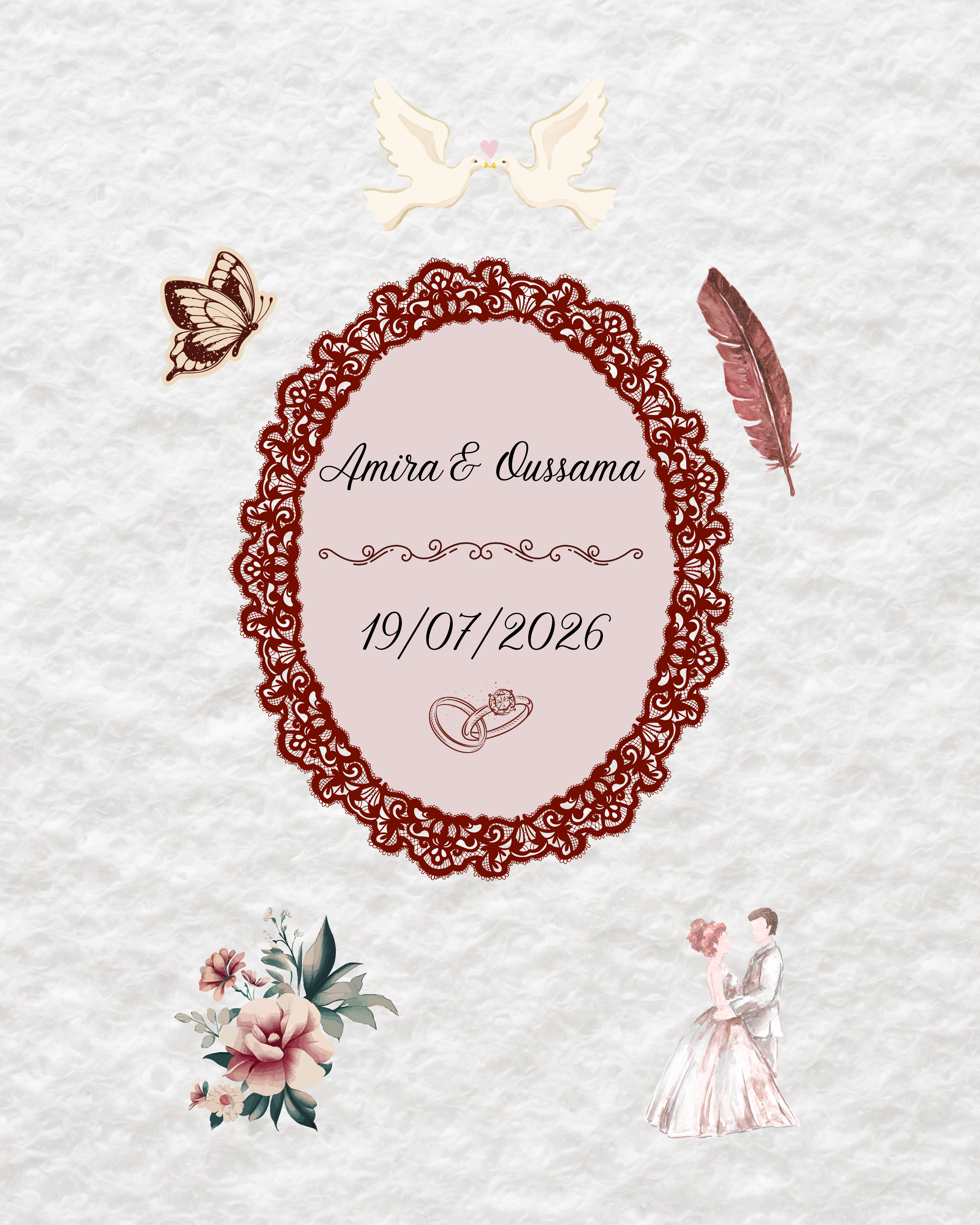 Décor mariage Amira et Oussama